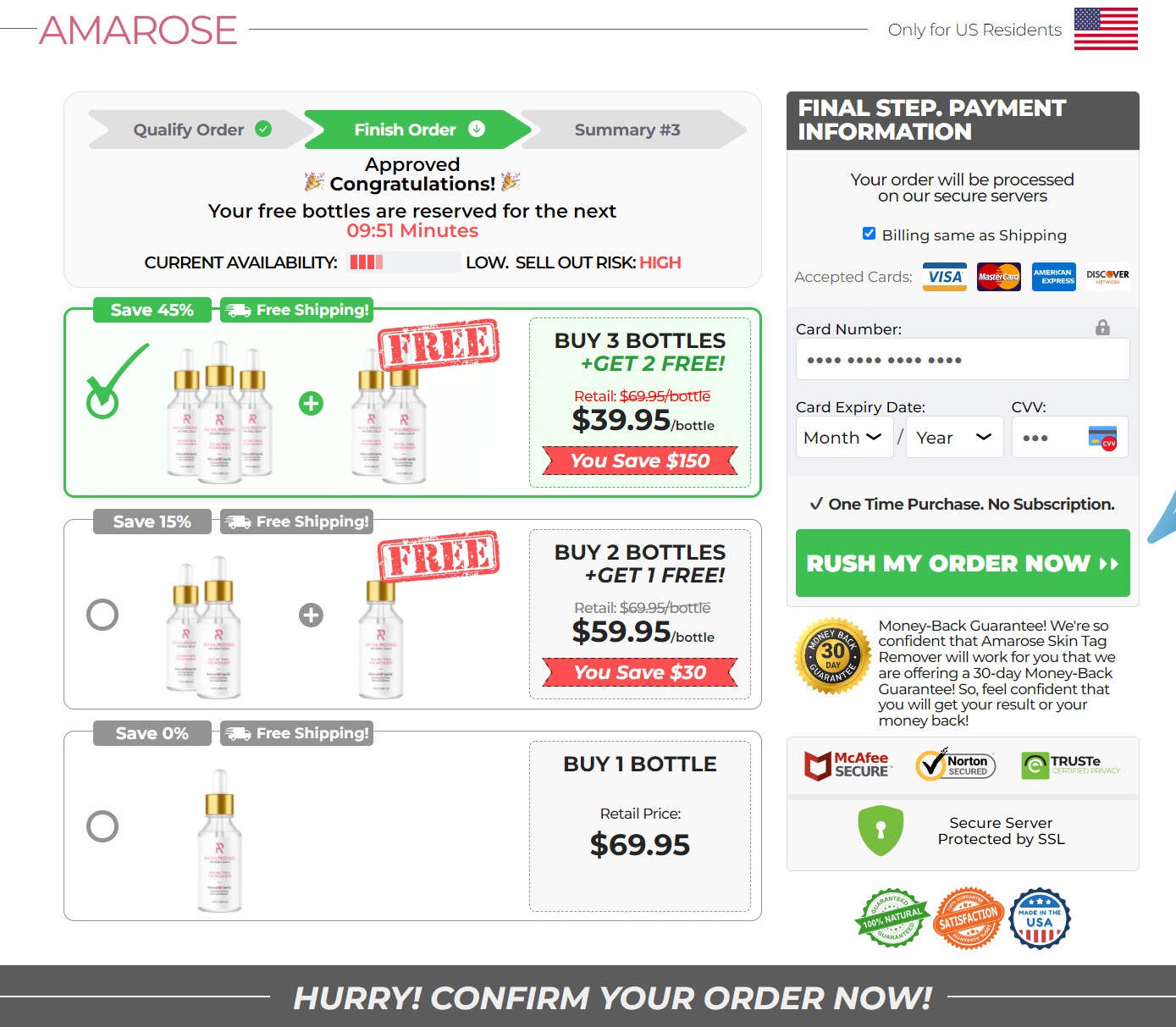 Amarose Skin Tag Remover Pricing