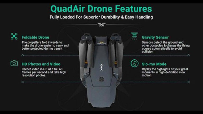 “QuadAir Drone” Reviews 2023 – (Critical Warning) Does Drone Worth $49 Price in USA?