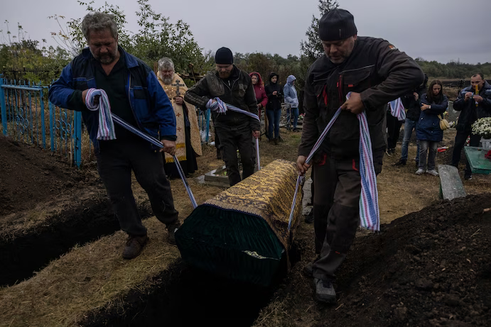 Ukrainian death body