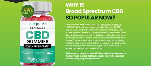 ActivPure CBD Gummies side effects