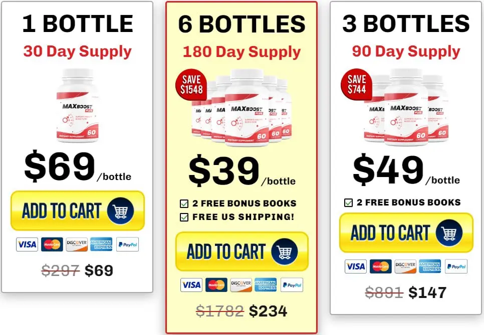 MaxBoost Plus ME pricing