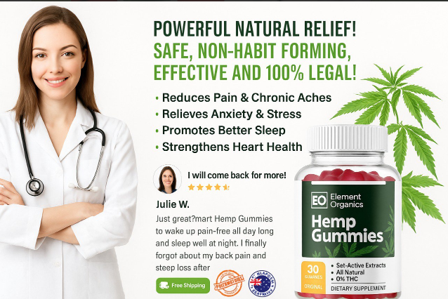 Element Organics Hemp Gummies Australia get