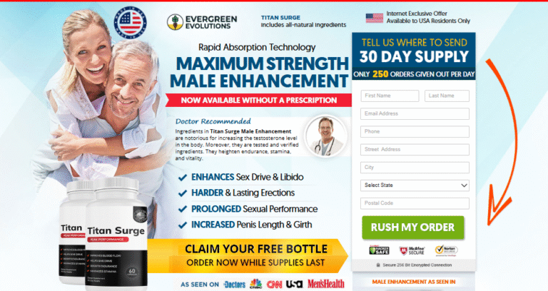 Titan Surge Male Enhancement Reviews: A Comprehensive Guide to Boosting Vitality, Stamina, and Confidence