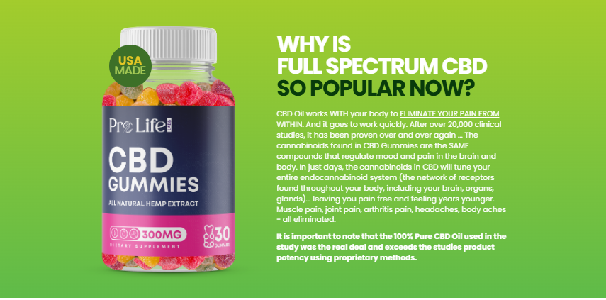 Pro Life CBD Gummies Price