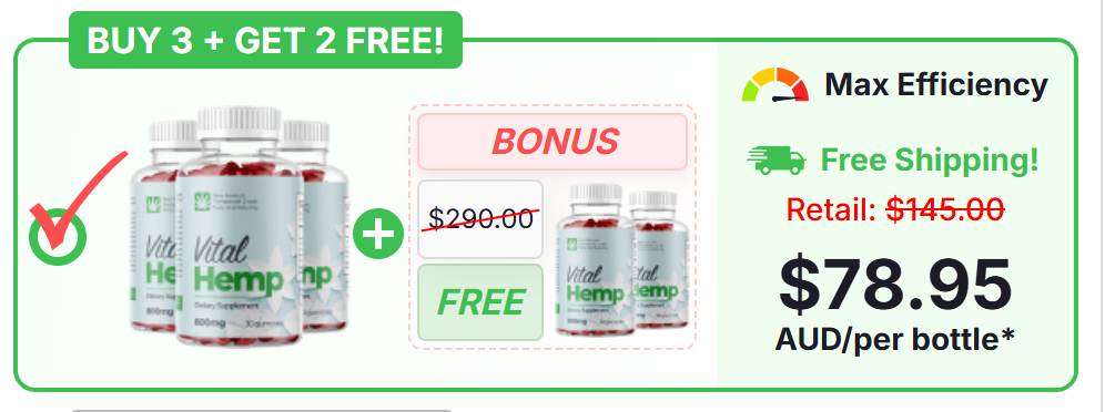 Vital Hemp Gummies Australia 2026